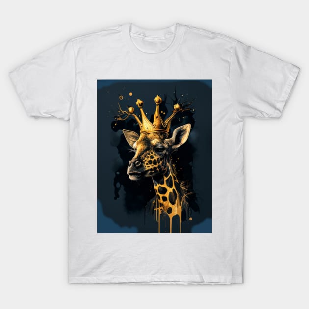 The Giraffe King T-Shirt by HIghlandkings